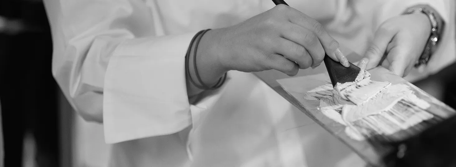 Colour hair at hair salon